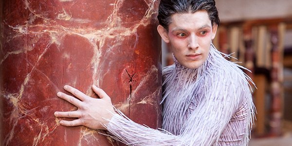 Colin Morgan as Ariel in The Tempest