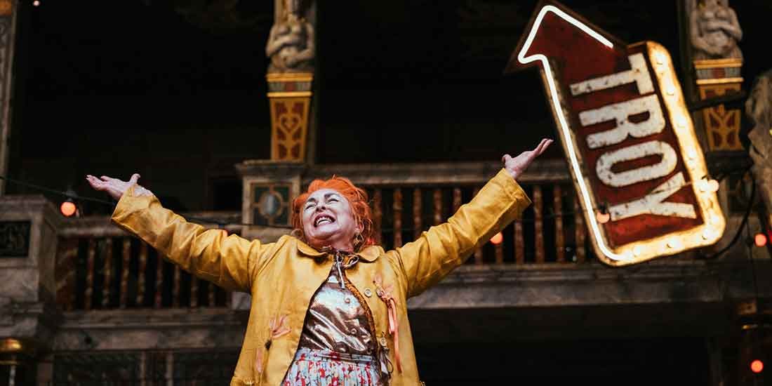 Samantha Spiro in Troilus and Cressida
